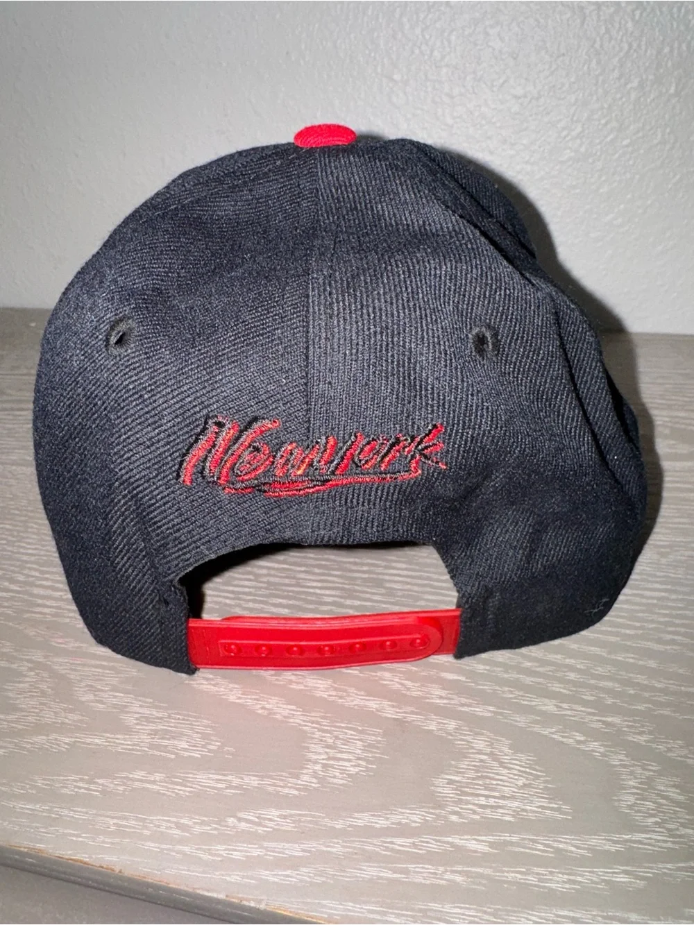 NEW YORK RED & BLACK SNAPBACK HATCO HAT/CAP